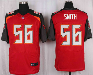 Men's Tampa Bay Buccaneers #56 Jacquies Smith Red Team Color NFL Nike Elite Jersey