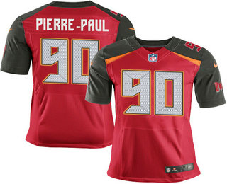 Men's Tampa Bay Buccaneers #90 Jason Pierre-Paul Red Team Color NFL Nike Elite Jersey