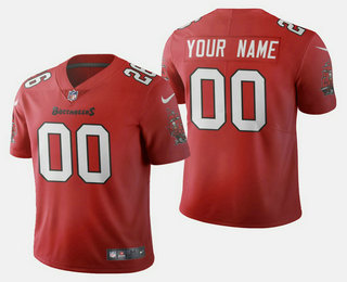 Men's Tampa Bay Buccaneers Custom Red 2020 NEW Vapor Untouchable Stitched NFL Nike Limited Jersey