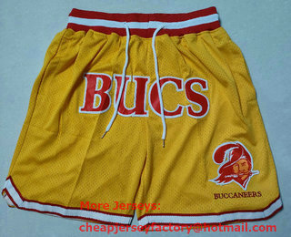 Men's Tampa Bay Buccaneers Yellow Just Don Shorts