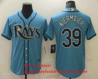 Men's Tampa Bay Rays #39 Kevin Kiermaier Light Blue Stitched MLB Cool Base Nike Jersey