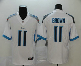 Men's Tennessee Titans #11 A.J. Brown Nike White New 2018 Vapor Untouchable Limited Jersey