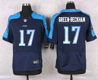 Men's Tennessee Titans #17 Dorial Green-Beckham Navy Blue Alternate NFL Nike Elite Jersey