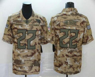 Men's Tennessee Titans #22 Derrick Henry Nike Camo 2018 Salute to Service Stitched NFL Limited Jersey