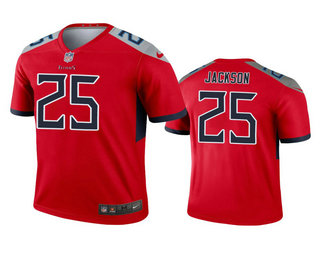 Men's Tennessee Titans #25 Adoree' Jackson Red Inverted Legend Jersey