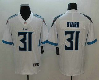 Men's Tennessee Titans #31 Kevin Byard Nike White New 2018 Vapor Untouchable Limited Jersey