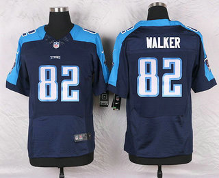 Men's Tennessee Titans #82 Delanie Walker Navy Blue Alternate NFL Nike Elite Jersey