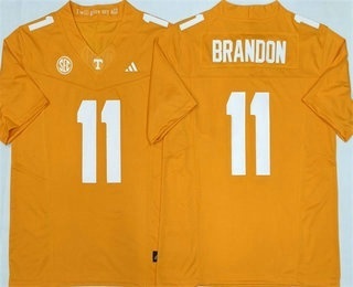 Men's Tennessee Volunteers #11 Faizon Brandon Limited Orange FUSE College Football Jersey