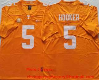 Men's Tennessee Volunteers #5 Hendon Hooker Orange 2023 Vapor Untouchable Limited Stitched Nike Jersey