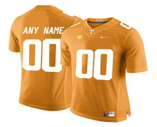 Men's Tennessee Volunteers Customized College Football Limited Jersey - Orange