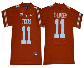 Men's Texas Longhorns #11 Sam Ehlinger Burnt Orange 2017 Vapor Untouchable Stitched Nike NCAA Jersey