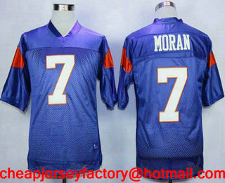 Men's The Movie Blue Mountain State #7 Alex Moran Purple Football Jersey