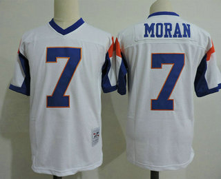 Men's The Movie Blue Mountain State #7 Alex Moran White Football Jersey