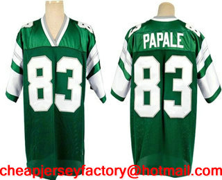 Men's The Movie Invincible #83 Mark Wahlberg & Vince Papale Kelly Green Stitched Philadelphia Eagles Football Jersey