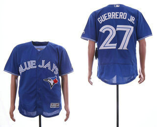 Men's Toronto Blue Jays #27 Vladimir Guerrero Jr. Royal Blue Stitched MLB Flex Base Jersey