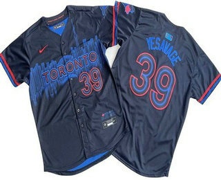 Men's Toronto Blue Jays #39 Trey Yesavage Black City Limited Jersey