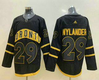 Men's Toronto Maple Leafs #29 William Nylander Black Adidas Stitched NHL Jersey