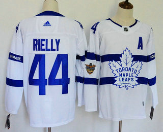 Men's Toronto Maple Leafs #44 Morgan Rielly White 2018 Winter Classic Stitched NHL Hockey Jersey