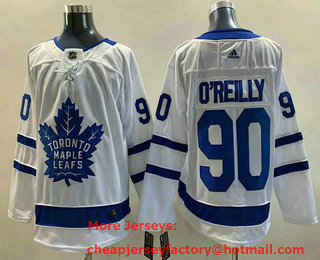 Men's Toronto Maple Leafs #90 Ryan OReilly White Stitched Jersey