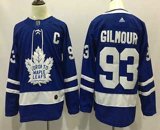 Men's Toronto Maple Leafs #93 Doug Gilmour Royal Blue Home 2017-2018 Hockey Stitched NHL Jersey