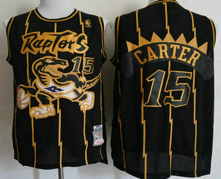 vince carter black and gold jersey
