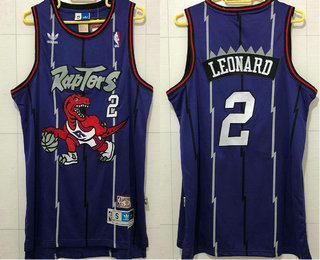 Men's Toronto Raptors #2 Kawhi Leonard Hardwood Classic Purple AU ALL Stitched NBA Jersey