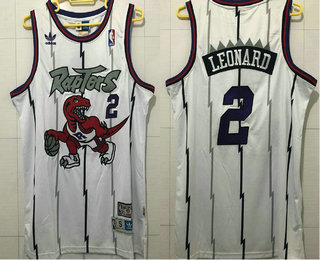 Men's Toronto Raptors #2 Kawhi Leonard Hardwood Classic White AU ALL Stitched NBA Jersey