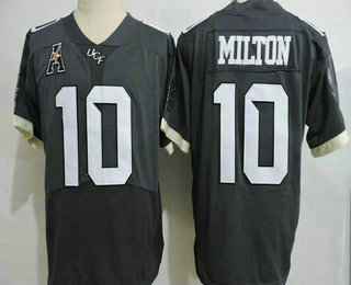Men's UCF Knights Basketball #10 McKenzie Milton College Stitched Football Jersey