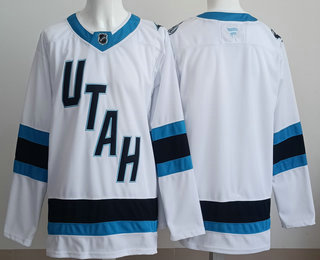 Men's Utah Mammoth Blank White Authentic Jersey
