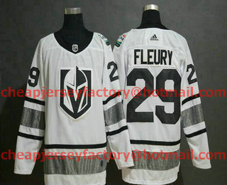 Men's Vegas Golden Knights #29 Marc-Andre Fleury White 2019 NHL All-Star Game Adidas Stitched NHL Jersey