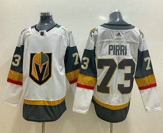 Men's Vegas Golden Knights #73 Brandon Pirri White Adidas Stitched NHL Jersey