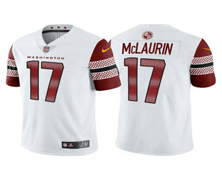 Men's Washington Commanders #17 Terry McLaurin White Vapor Untouchable Stitched Football Jersey