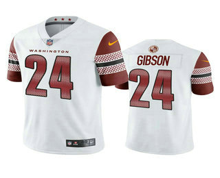 Men's Washington Commanders #24 Antonio Gibson White Vapor Untouchable Stitched Football Jersey