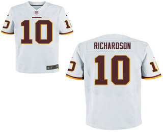Men's Washington Redskins #10 Paul Richardson White Road Stitched NFL Nike Elite Jersey