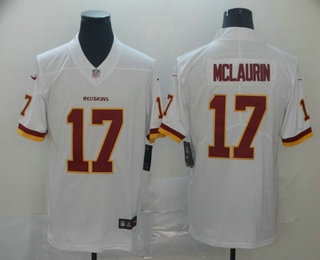 Men's Washington Redskins #17 Terry McLaurin White 2017 Vapor Untouchable Stitched NFL Nike Limited Jersey
