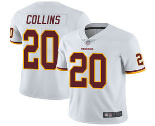 Men's Washington Redskins #20 Landon Collins White 2017 Vapor Untouchable Stitched NFL Nike Limited Jersey