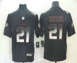 Men's Washington Redskins #21 Sean Taylor Black 2019 Vapor Smoke Fashion Stitched NFL Nike Limited Jersey