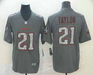 Men's Washington Redskins #21 Sean Taylor Gray Fashion Static 2019 Vapor Untouchable Stitched NFL Nike Limited Jersey