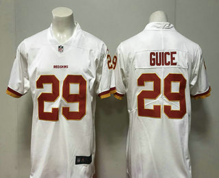 Men's Washington Redskins #29 Derrius Guice White 2018 Vapor Untouchable Stitched NFL Nike Limited Jersey