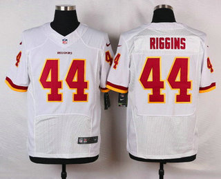 Men's Washington Redskins #44 John Riggins White Road NFL Nike Elite Jersey