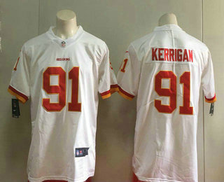 Men's Washington Redskins #91 Ryan Kerrigan White 2017 Vapor Untouchable Stitched NFL Nike Limited Jersey