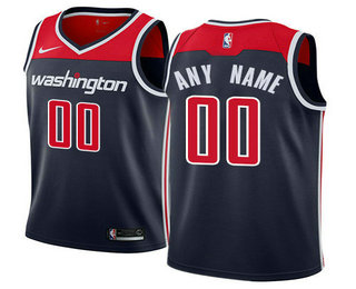 Men's Washington Wizards Nike Navy Swingman Custom Jersey - Icon Edition