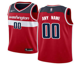Men's Washington Wizards Nike Red Swingman Custom Jersey - Icon Edition