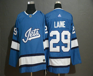 Men's Winnipeg Jets #29 Patrik Laine Blue New Alternate Adidas Stitched NHL Jersey