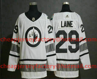 Men's Winnipeg Jets #29 Patrik Laine White 2019 NHL All-Star Game Adidas Stitched NHL Jersey