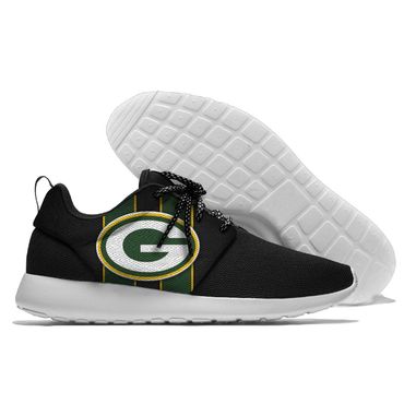 Men and women NFL Green Bay Packers Roshe style Lightweight Running shoes