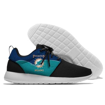 Men and women NFL Miami Dolphins Roshe style Lightweight Running shoes (5)