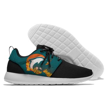 Men and women NFL Miami Dolphins Roshe style Lightweight Running shoes (7)