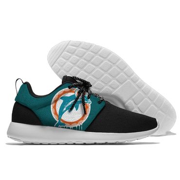 Men and women NFL Miami Dolphins Roshe style Lightweight Running shoes