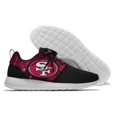 Men and women San Francisco 49ers Roshe style Lightweight Running shoes 1